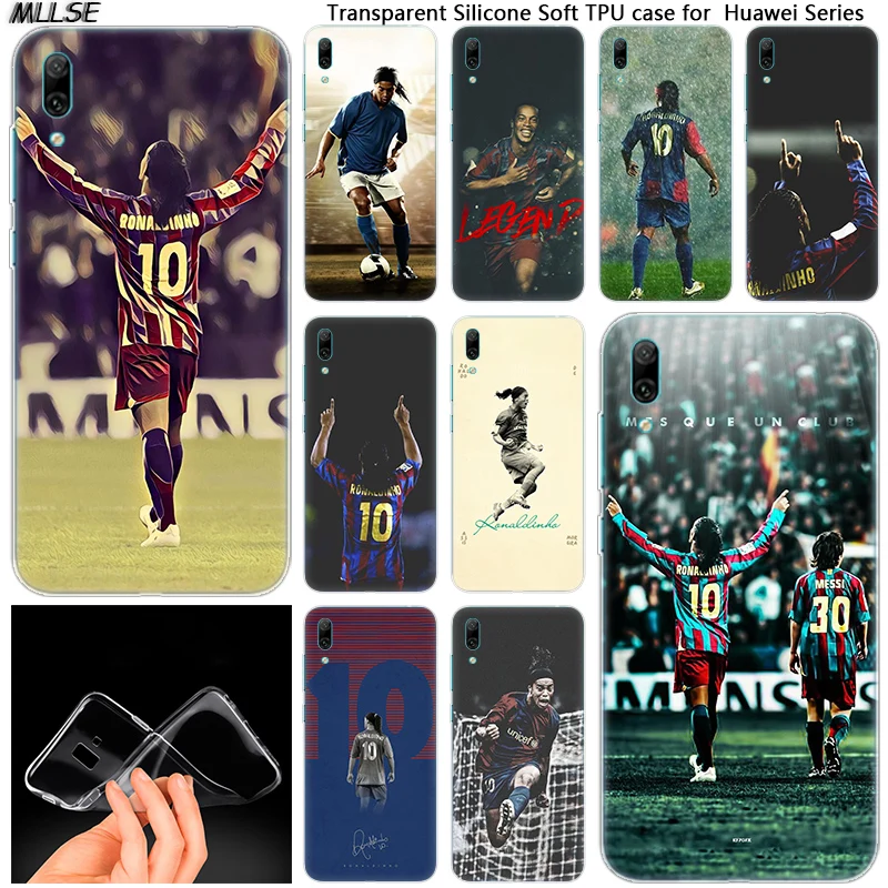 

Football player Ronaldinho Soft Silicone Case for Huawei Mate 10 20 Lite Pro Enjoy 8 9E Y6 Pro Y5 2017 Y7 Pro Y9 2019 2018 Cover