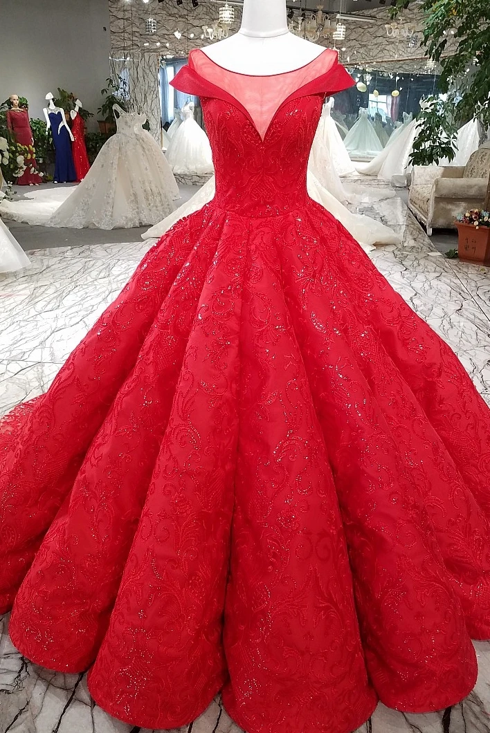 2018 Красные кружевные Шлейфы для свадебных платьев без рукавов длиной до пола вечернее платье винтажное Свадебное Платье Vestidos De Noiva