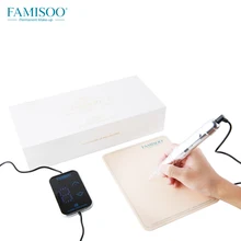 Famisoo H6 долговременного тату макияжа двойные иглы машины набор для брови, подводка, губы макияж пистолет для татуировок высокое качество