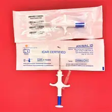 1,25*7 FDX-B ISO11784/785 RFID 20 шт Id инжектор ПЭТ стеклянная бирка микрочип шприц для животных Свинья Корова Крупный рогатый скот лошадь Собака Рыба Sna