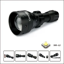 UniqueFire UF фонарик 1503-XML2 1200LM масштабируемый фокус фонарь 1*18650 Водонепроницаемый для наружного ночного видения
