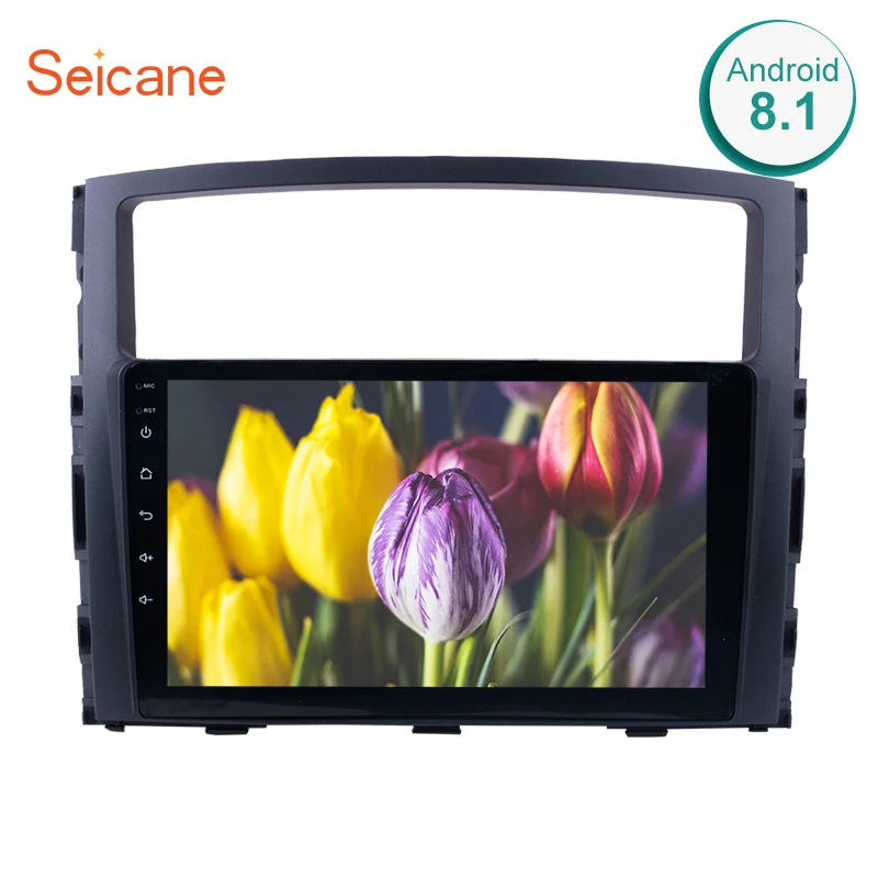 Seicane Автомагнитола для Mitsubishi PAJERO V97/V93 2006 2007 2008 2009 2010 2011 2013 Android 8 1 9 дюймов 2Din GPS