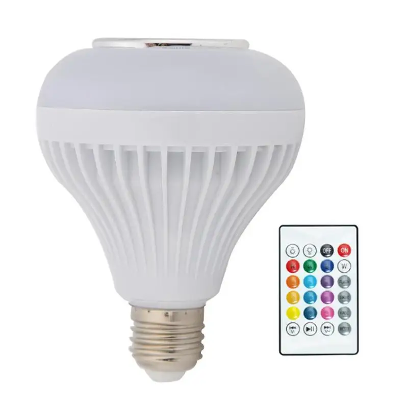 

LED Bulb Lamps E27 Smart Bluetooth Music Remote Control Party Stage Light