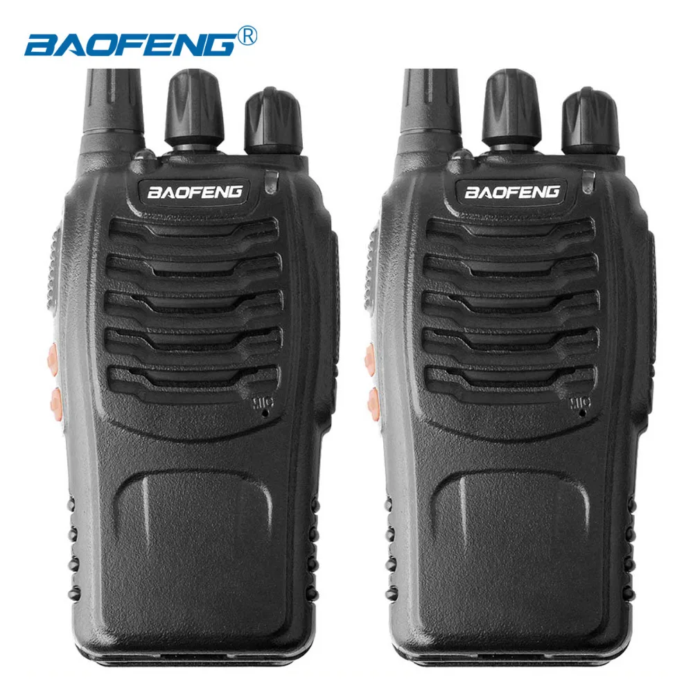 

2PCS Baofeng BF-888S Walkie Talkie 16CH Radio Station UHF400-470MHZ Portable Ham Radio 5W Flashlight Programmable CB Radio