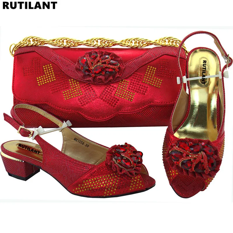 À Pompes Nigérian bleu Luxe Assortis Pour Les Sac Femmes Élégant 2018 or En De Chaussures Sacs argent Mis Et Italie rouge Teal Correspondre Royal Dernière pourpre XFxqT7dwS
