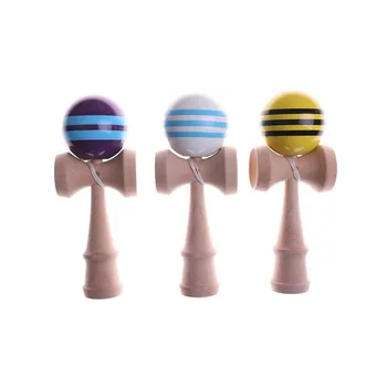 

Wooden Kendama Coordinate Ball Japanese Traditional Skillful Juggling Wood Game Balls Kids Bilboquet Skill Educational Toys Gift