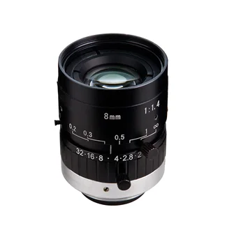 

2.0 Mega Pixel C-Mount 8mm 1/2" FA / Machine Vision fixed focal length lenses Industrial camera Lens F1.4 manual Iris CCTV lens
