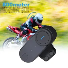 800M Intercom Headset Wireless Interphone Bluetooth Motorbike Helmet Headset