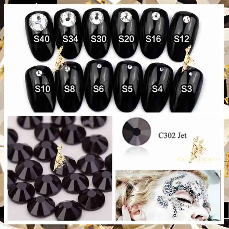 302 Flatback Rhinestone