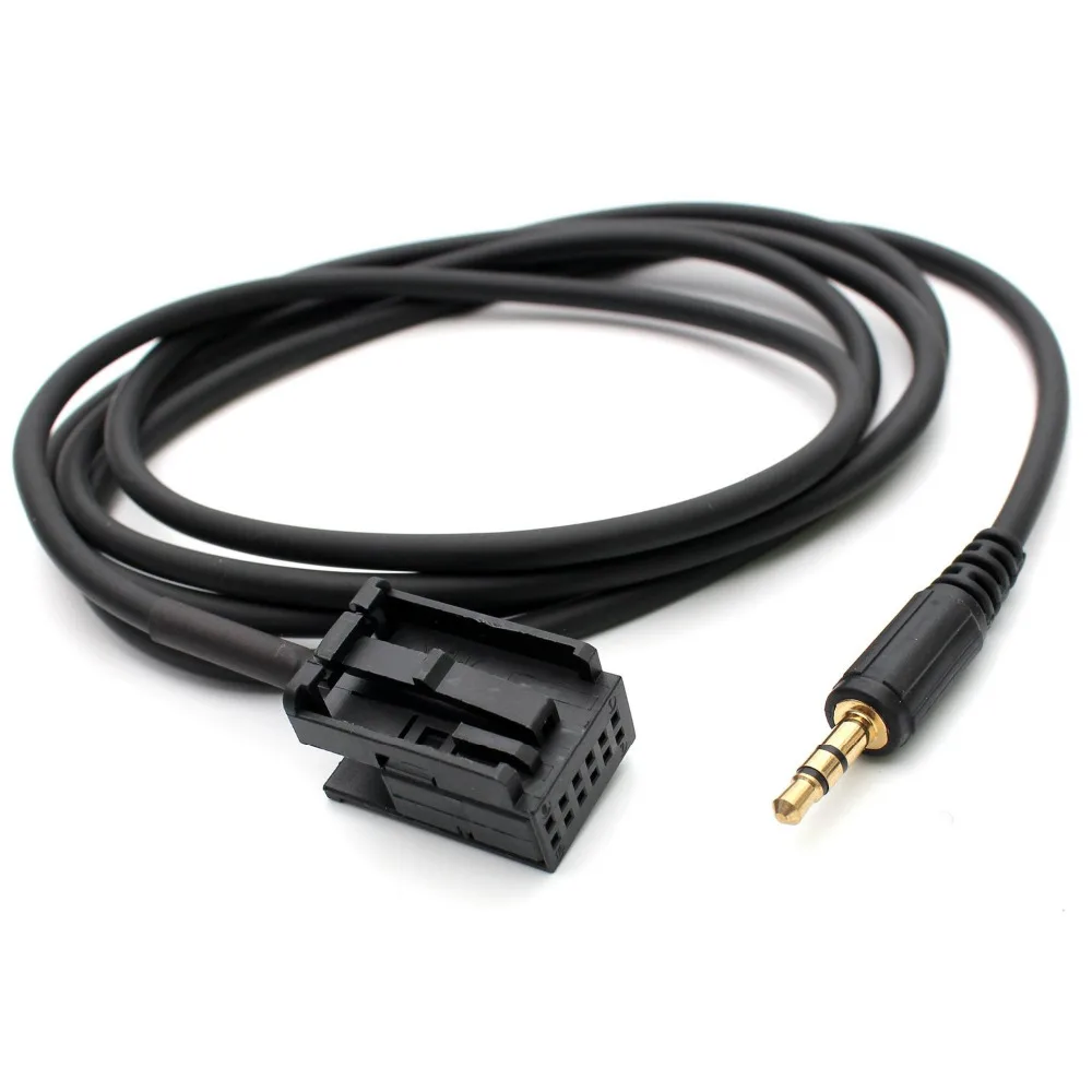 Car Music Player Interface Adapter Male AUX In Input For 12pin