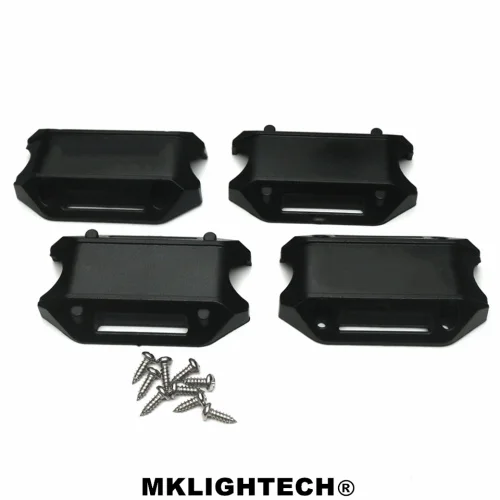 Mklighttech для HONDA XADV 300 750 1000 25 мм/28 мм мотоциклетные люльки, резиновый бампер для защиты, резиновые модифицированные аксессуары - Цвет: Черный