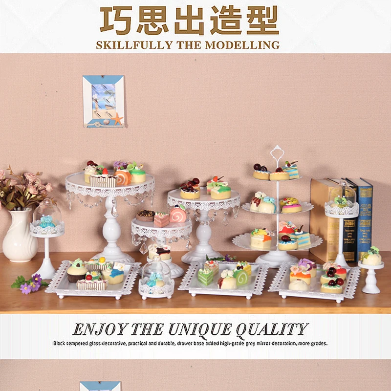 

Goods Of Furniture Display Rather Than Use European Cake Wedding Wedding Prop Lace Cake Iron Plate A Snack Frame 12 Paper Suit