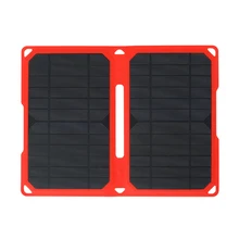 SunPower 14W зарядное устройство на солнечных батареях 5V 2.8A USB выходное устройство портативные солнечные панели для смартфонов ноутбуков