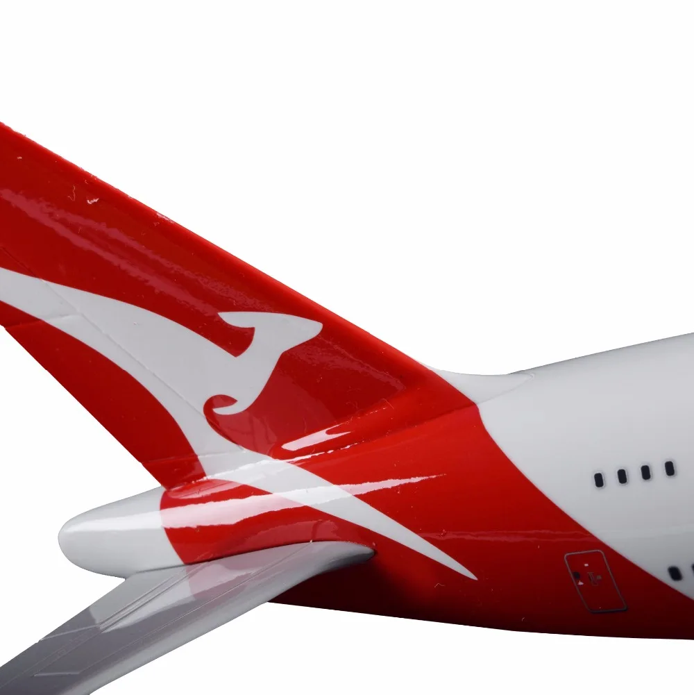 Модель самолета A380 45 см авиакомпании Австралии модель из смолы Qantas Air аэробуса