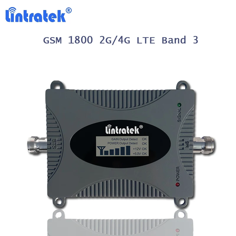 Lintratek gsm репитер 1800 мГц усилитель 4G группа 3 повторителя LTE мобильный телефон Celular