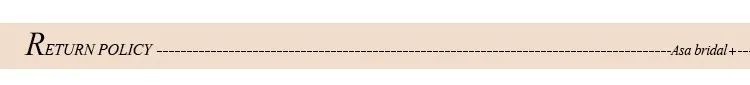 RETURN POLICY