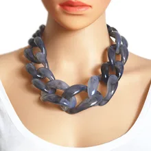 Ufavoirte Boho Новая мода Китай Чокеры ожерелье s готическое ожерелье s для женщин полимерная цепь ожерелье