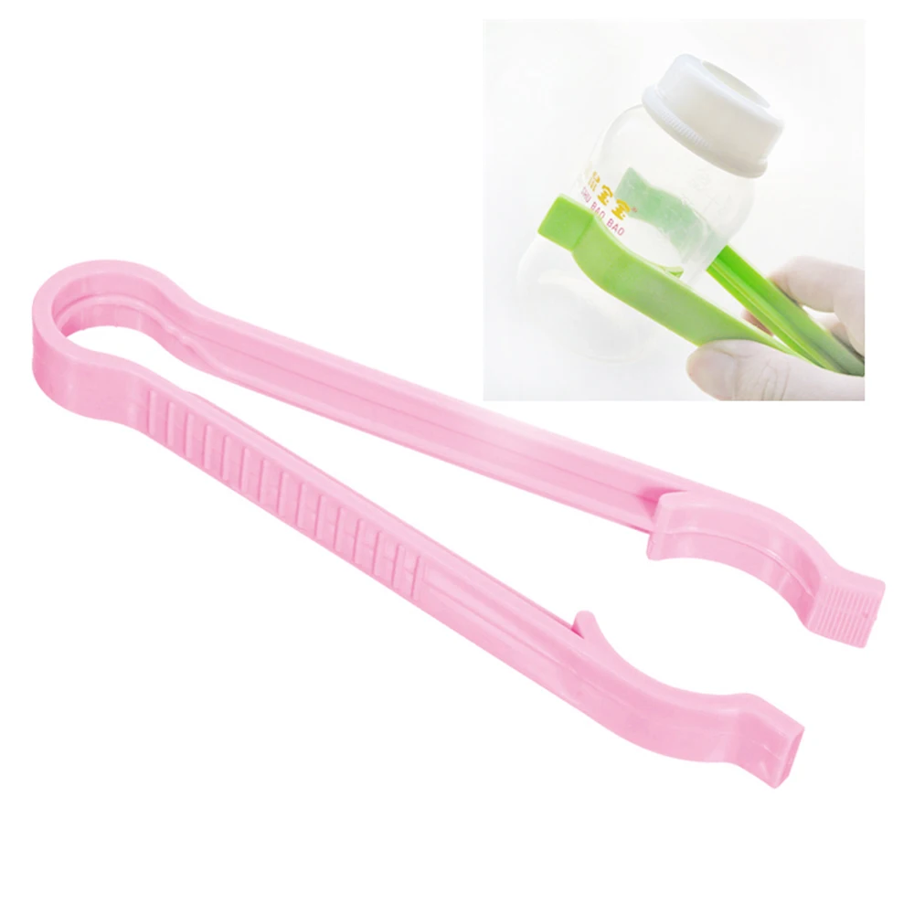 

2 PCS Skidproof Infant Baby Bottle Clip Feeding Bottle Clamp Baby Bottle Tongs Sterilized Forceps Heat Resistant Multifunction