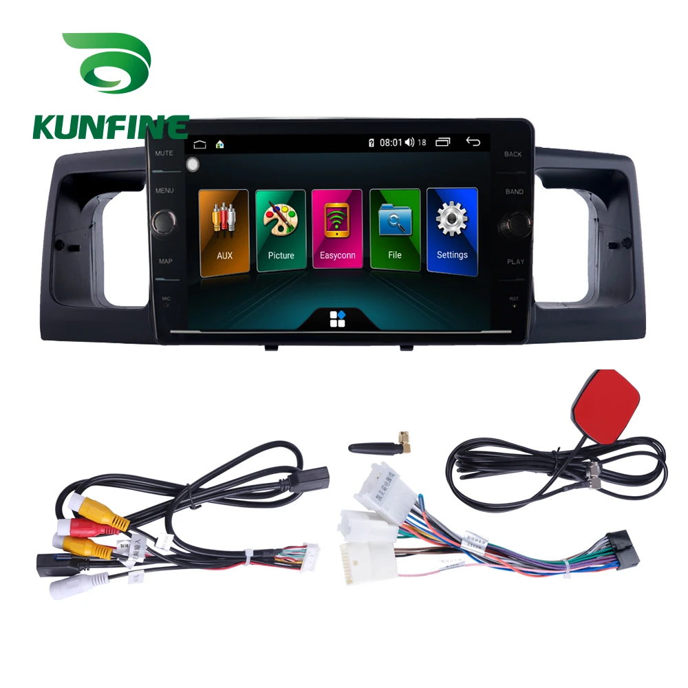 Excellent Octa Core 4GB RAM 64GB ROM Android 8.1 Car DVD GPS Player Deckless Car Stereo For Toyota Corolla EX 2013-2017 Radio Headunit 7