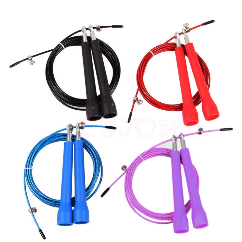 

Ultra Speed Original Cable Wire Skipping Skip Adjustable Jump Rope Crossfit