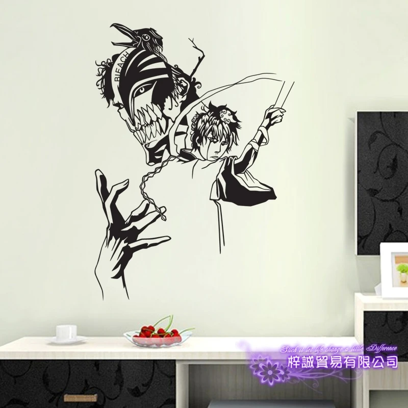 DCTAL BLEACH Ulquiorra Cifer Car Decal Wall Sticker Cartoon Fans Vinyl Wall Stickers Car Decal Decor Home Decorative