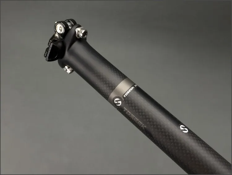 Горячая углеродного волокна bicycleseatpost MTB дорожный велосипед запчасти superlight 260 г Подседельный штырь 27,2/30,8/31,6*400 мм