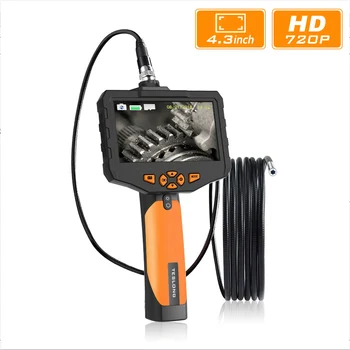 

4.3" LCD Digital HD Snake Camera 7.6MM Drain Pipe Inspection Endoscope Camera Borescope Wire Probe Waterproof Camera 3M/5M Cable
