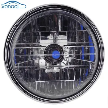 

VODOOL 12V 35W Round Motorcycle Halogen Headlight Assembly For Honda Hornet 600 900 CB400 CB900 Car Styling