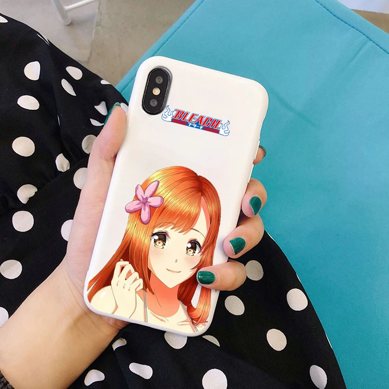 Bleach Kurosaki Ichigo аниме мягкий силиконовый карамельный цвет чехол для телефона для iPhone X XR XS MAX 6 7 8 plus 6s TPU - Цвет: W-5665