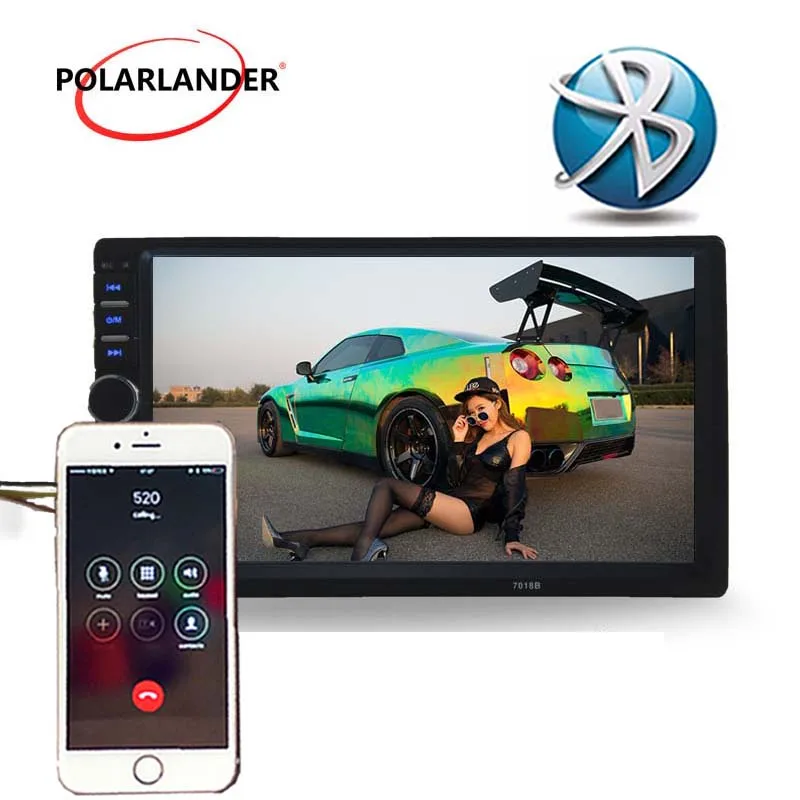Зеркало Ссылка FM сенсорный экран 2 Din MP5 автомобиля Радио Bluetooth 2USB 4LED камера USB/AUX/FM/SD