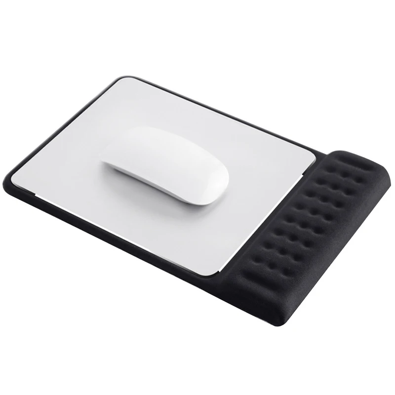

Ergonomic Padded Big Mouse Pad With Wrist Rest Memory Foam With Alloy Pad Soft Comfortable Wrist Rest Support Cushion For Offi