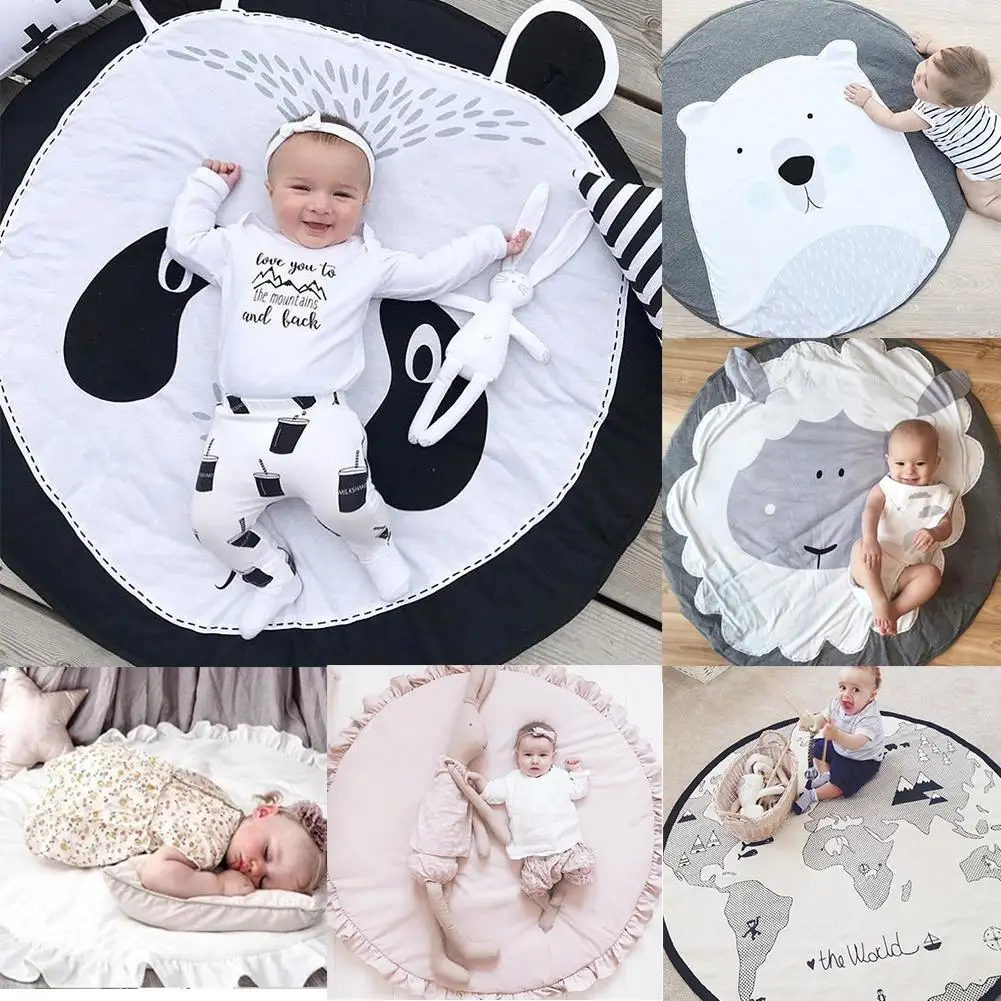 

Kidlove Kids Cartoon Printing Game Mat Play Crawling Gym Blanket Babys Room Floor Rug Decoration