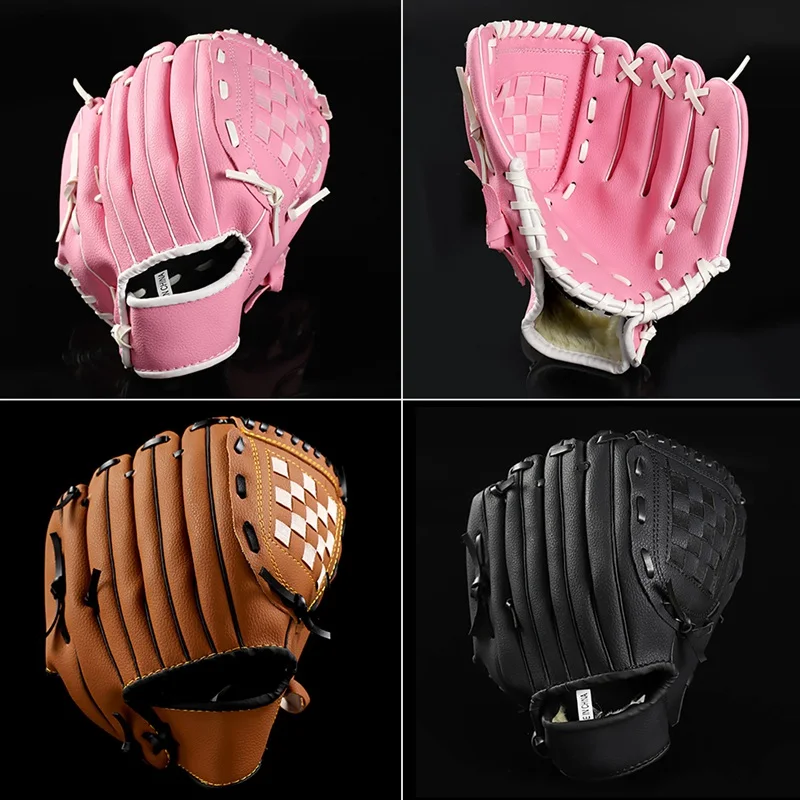 

15 Inches Baseball Glove Left Handed Degradable Leather Soft PU Softball Pitcher's Gloves sports gloves