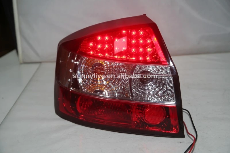 Светодиодный задний светильник для Audi A4 B6 светодиодный задний фонарь 2001-2004 красный белый