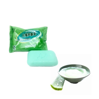 

Popular Aloevera Essential Oil handmade Soap,anti-acne, washing soap whitening freckle, remove dark circles