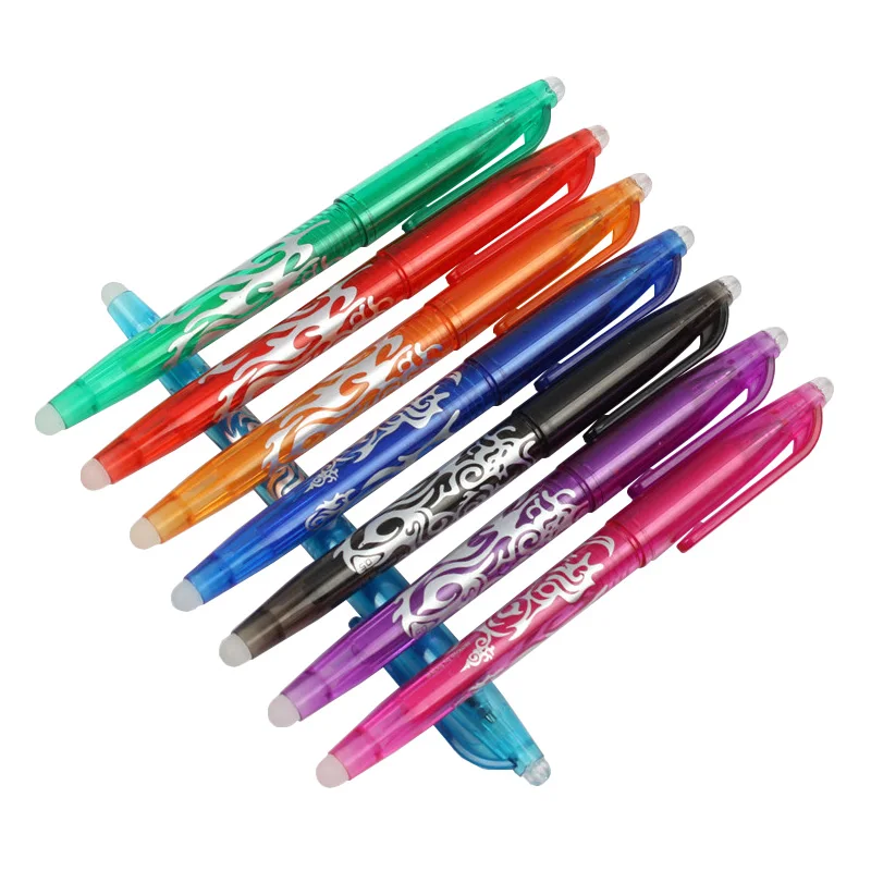 8PCS GENKKY Erasable Pen 8 Colors Ink Gel Pen Set Styles Rainbow New Best selling Creative Drawing Stationery Pens For School|Gel Pens| - AliExpress