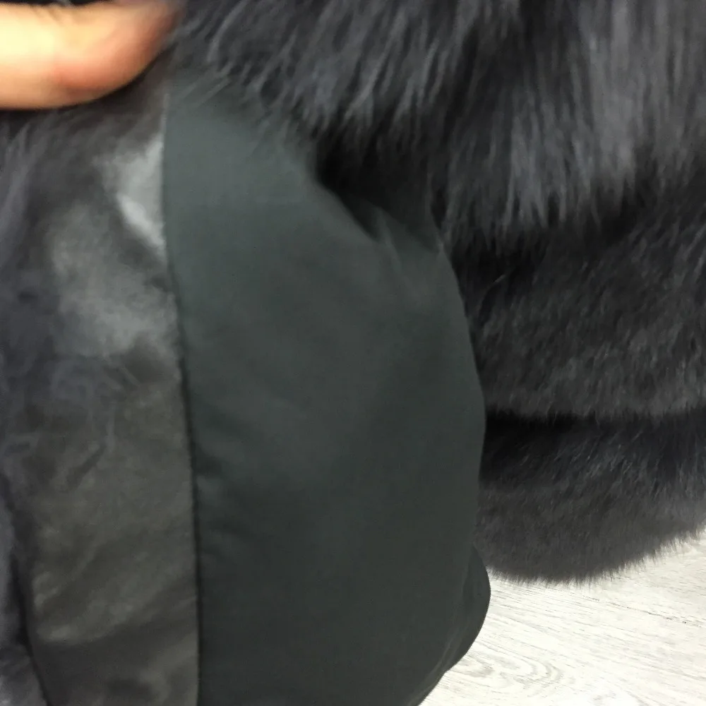 Flash Deal SQXR FUR Real Fox Fur Vest Women  New Fashion Genuine Fox Fur Coat Gilet  Jacket Winter with mink fur vest 25