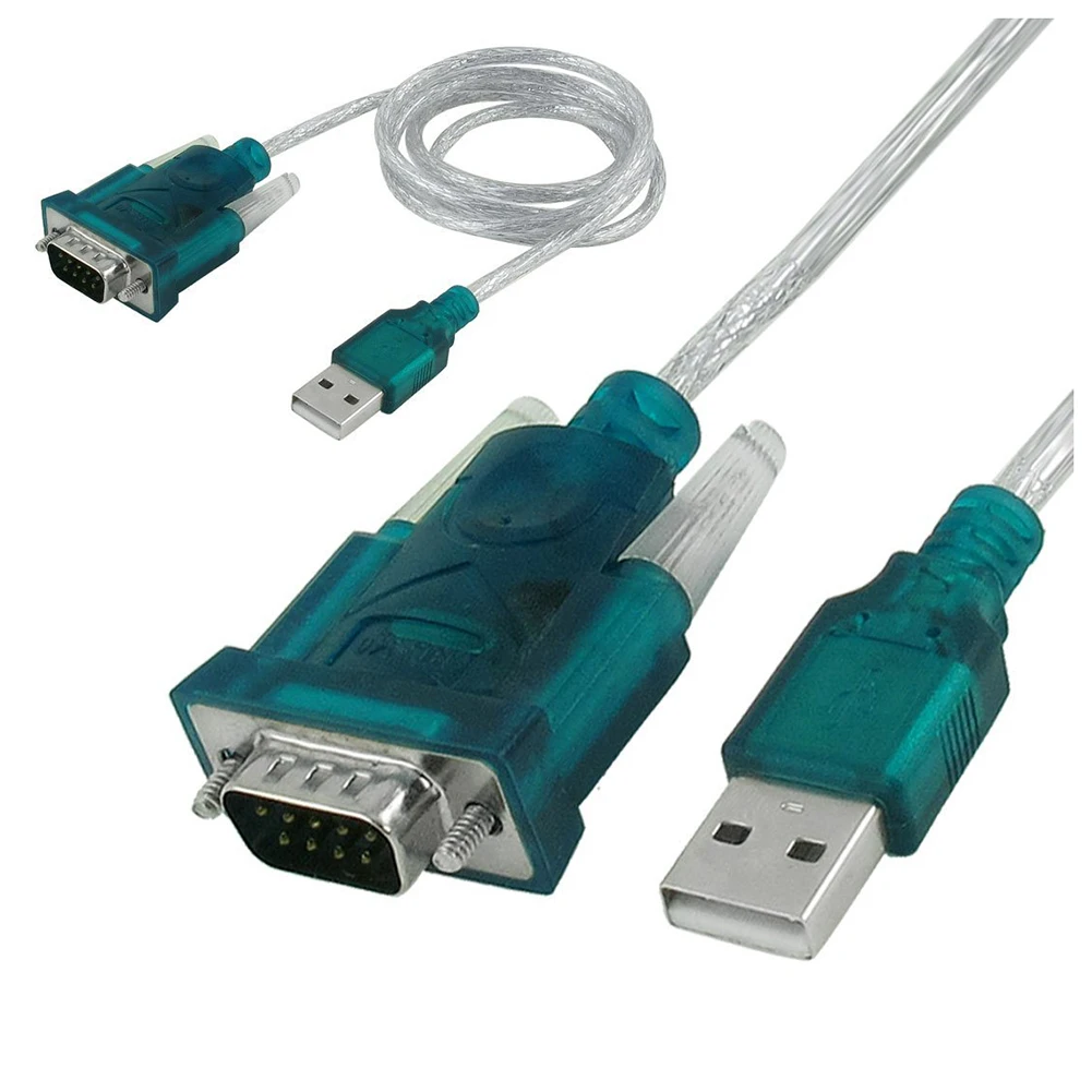 Горячее предложение 3.2Ft Тип USB 2,0 штекер для RS-232 последовательный D-Sub DB9 Мужской Кабель-адаптер