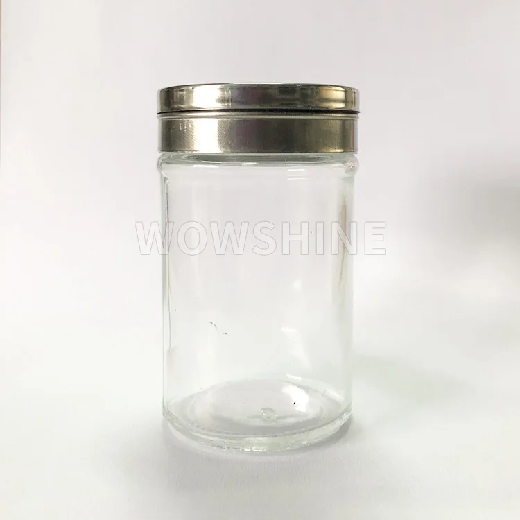 Wowshine 4 стекло для ПК перец специя шейкер для соли, для приправ может кухонный графинчик бутылка для приправ кофе сахарное уплотнение контейнер