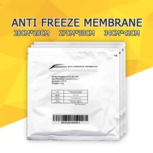 100 шт. антифризная Мембрана пленка кавитация замораживание жир крио охлаждение потеря веса терапия крио колодки антифризная охлаждающая Гелевая пленка