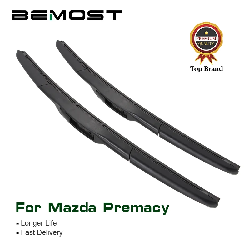  BEMOST Car Windscreen Wiper Blades Natural Rubber For Mazda Premacy 24