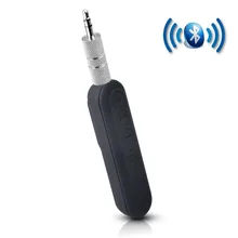 Универсальный Bluetooth автомобильный комплект, Мини bluetooth автомобильный адаптер, aux аудио приемник, 3,5 мм разъем с микрофоном для автомобильного динамика, наушников
