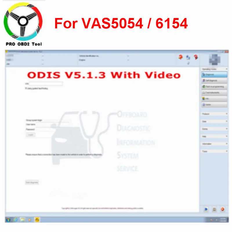 

Newest ODIS Service 5.1.3 Diagnostic For V Cars 1996-2019 ODIS V5.1.3 Software With Video Guide Support VAS5054/VAS6154