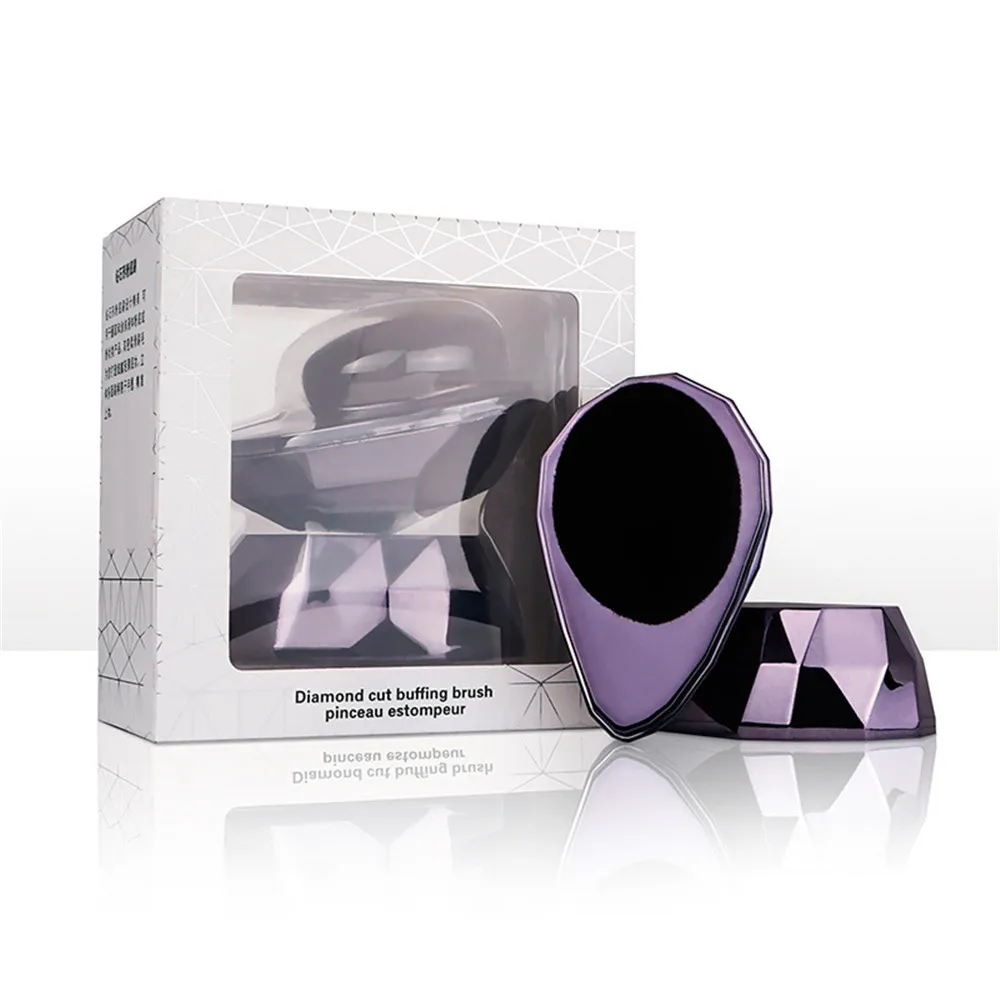 

bdbeauty Diamond Cut Buffing Brush - Perfect Liquid Foundation Powder Brush - Beauty Makeup Blending Tool