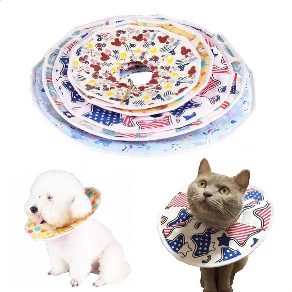 Wholesale 10pcs/lot Cotton Cat Dog Elizabeth Circle protective pet