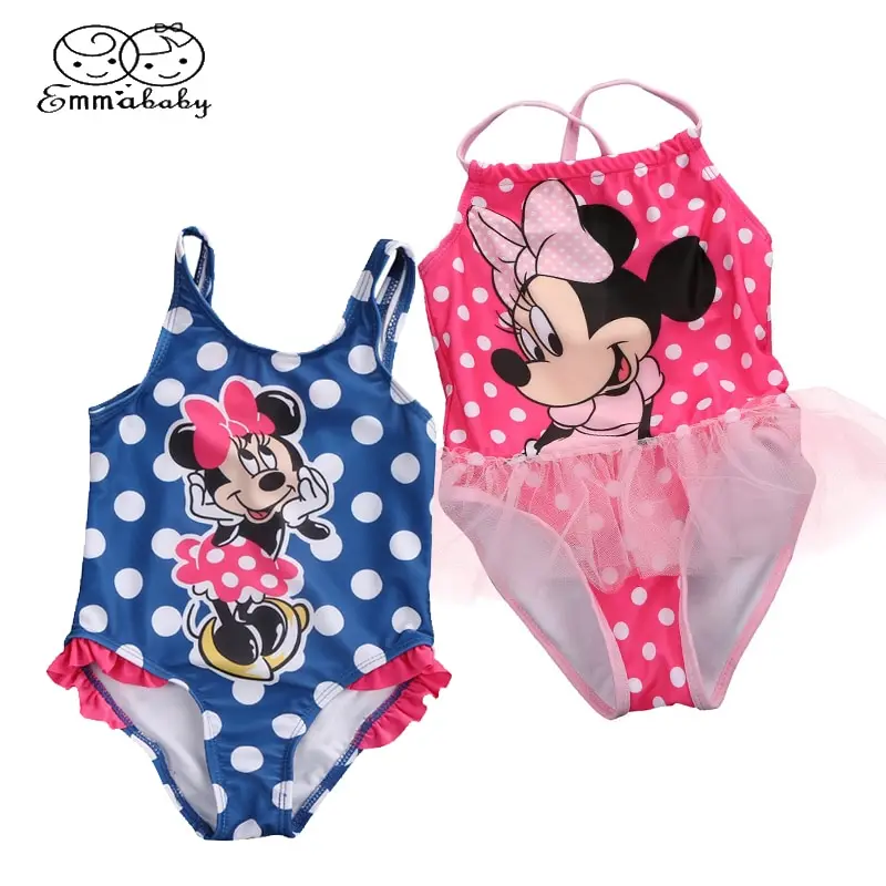 

Emmababy Baby Girls Kids Romper Swimwear Child Toddler Mouse Swimwear Swimsuit Tankinis Bikini Set