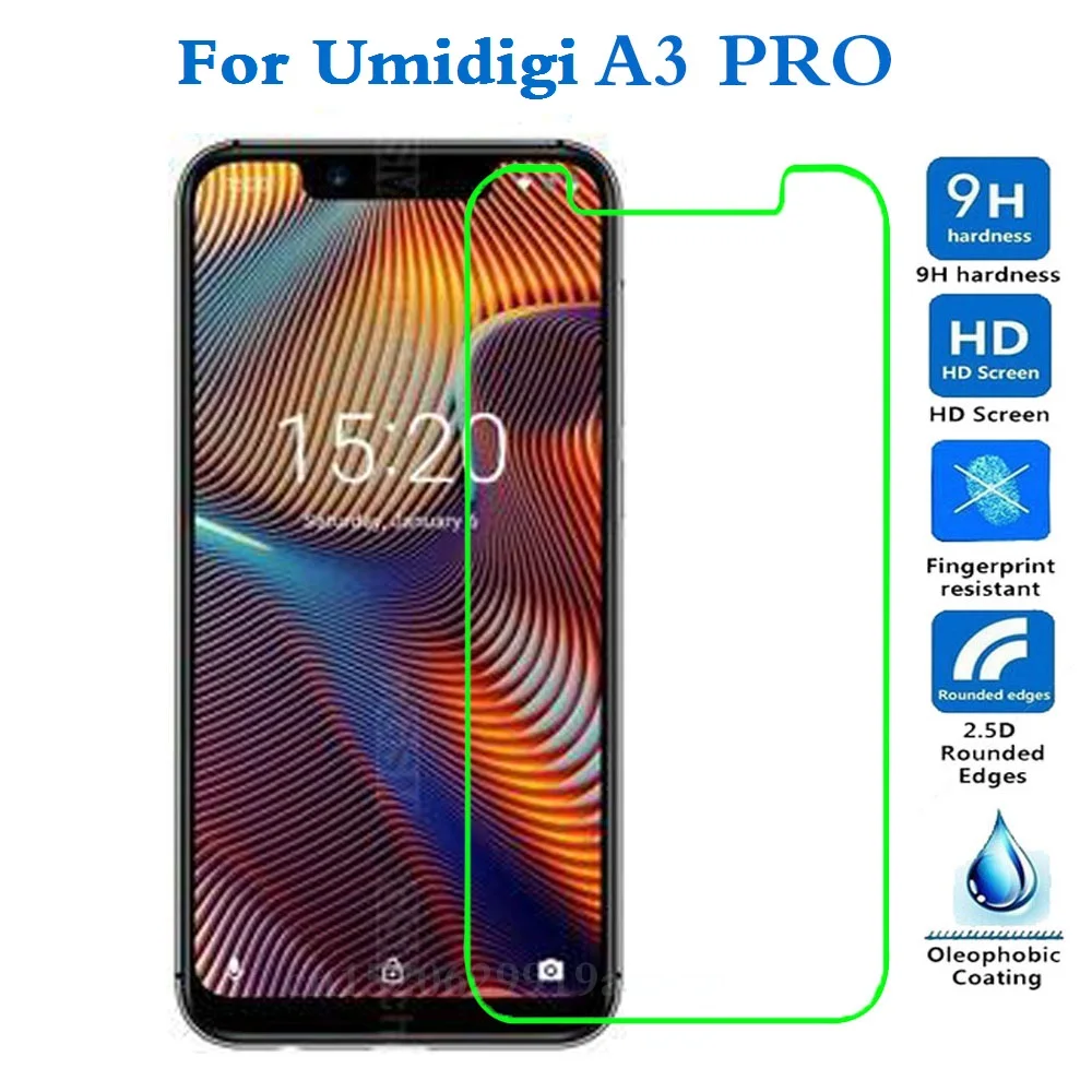 Закаленное стекло для экрана Umidigi A3 PRO прозрачная закаленная пленка Защитная &lt |