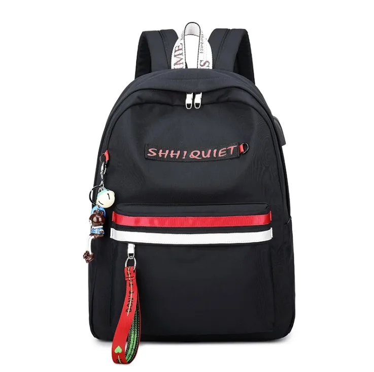 

New Women Students Fashion Backpack Mochila Feminina Mujer Travel School Bags Bolsa Escolar Bagpack Men Laptop USB Win-6175