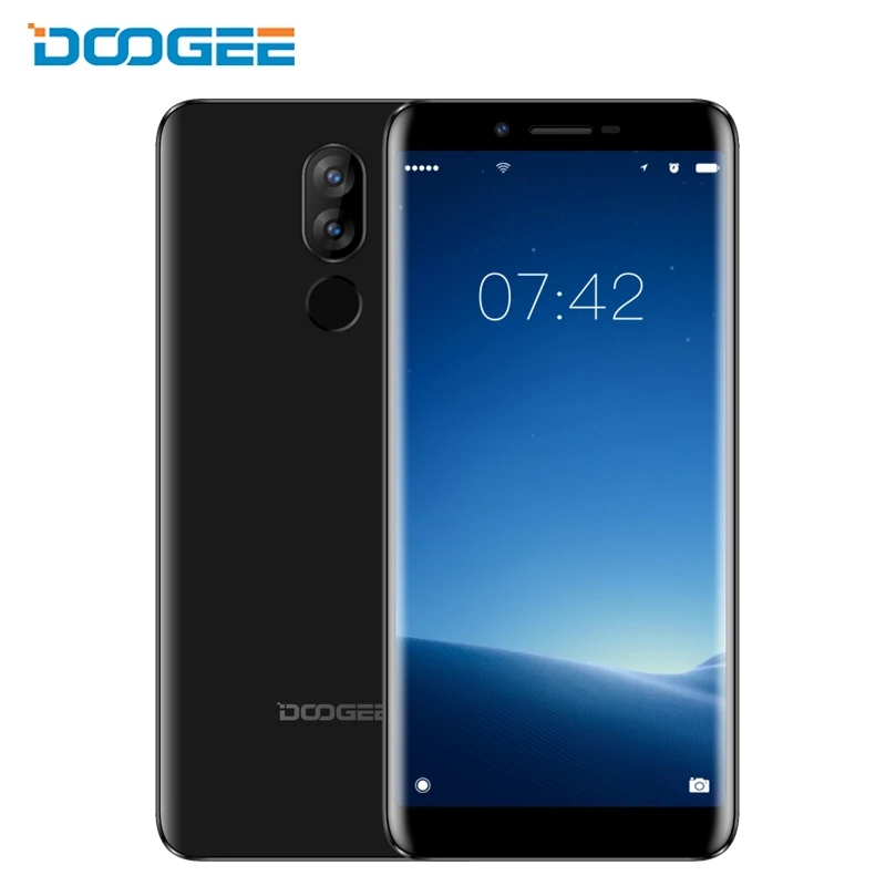 DOOGEE X60L 5 &quotсмартфон 18:9 полный экран Android 7 0 2 ГБ + 16 Гб четырехъядерный отпечаток