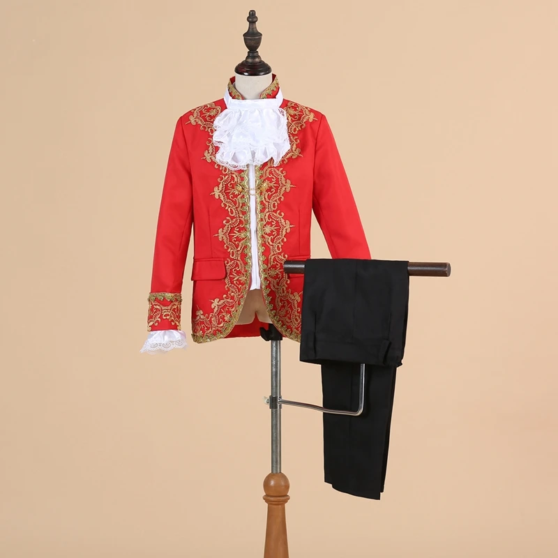 

Children's Golden Flower Little Palace costumes perform stage boy retro Prince Charming 61 European-style performance dress